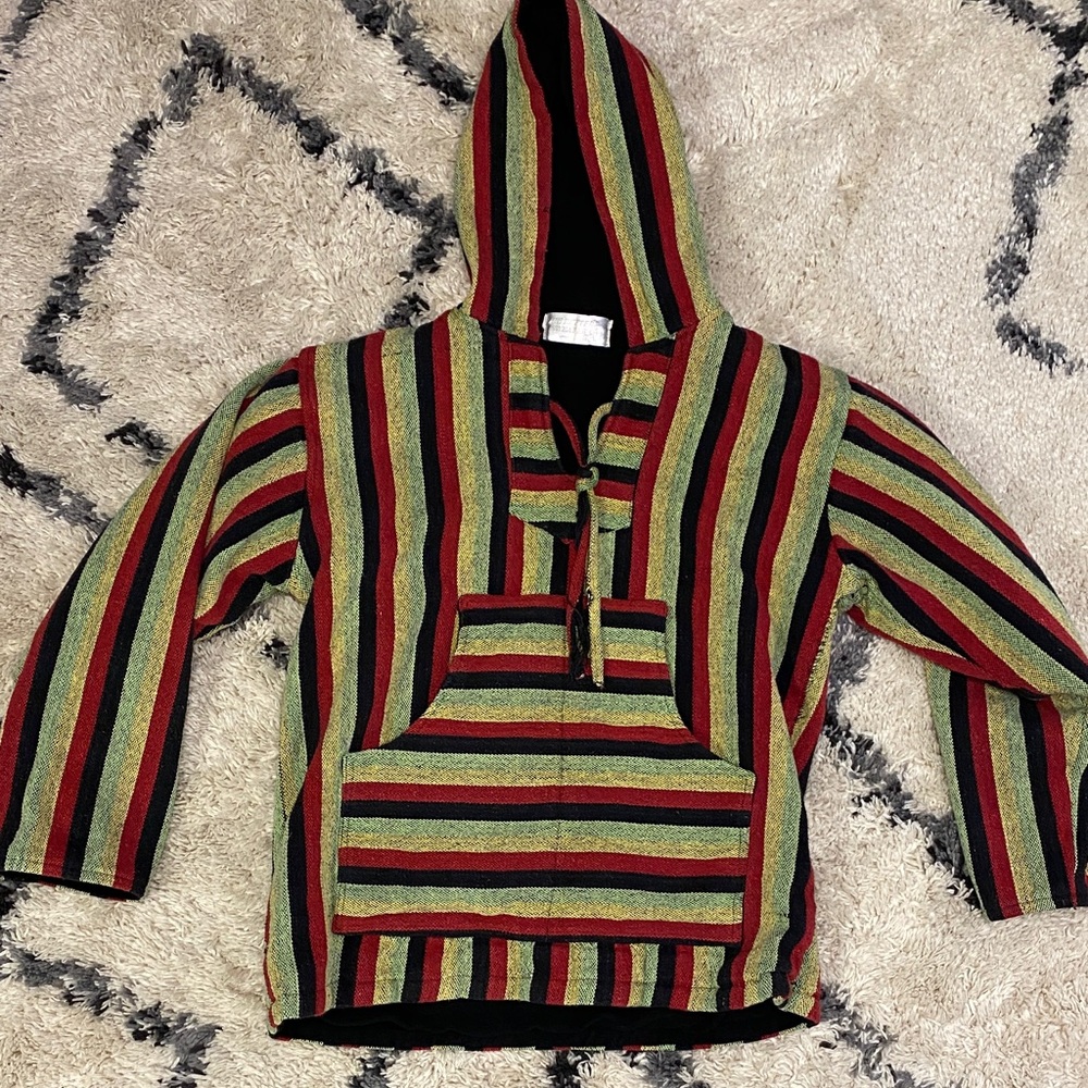 Striped Multicolor Baja Hoodie